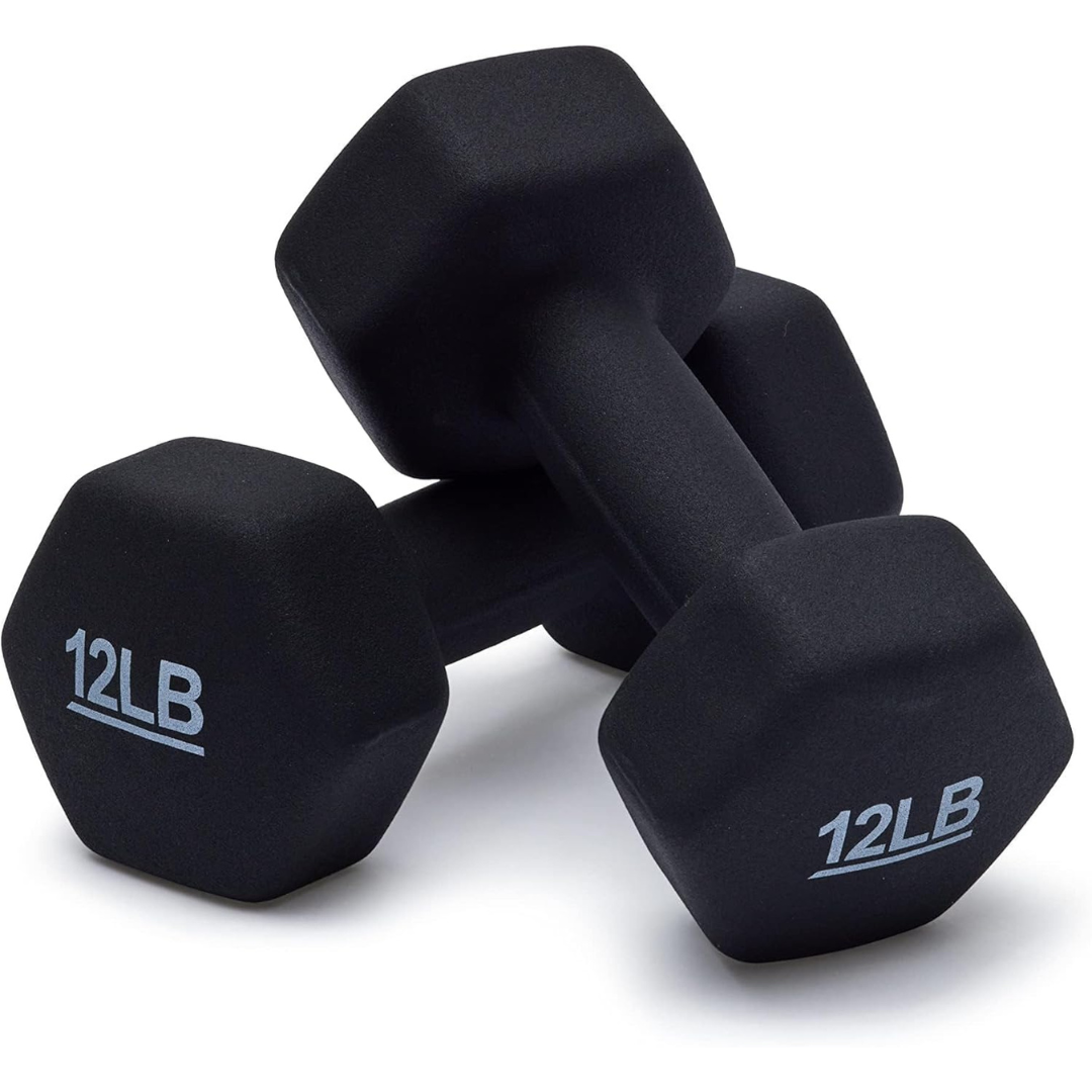 12 Pound Neoprene Dumbbells