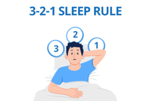3 2 1 rule for bedtime