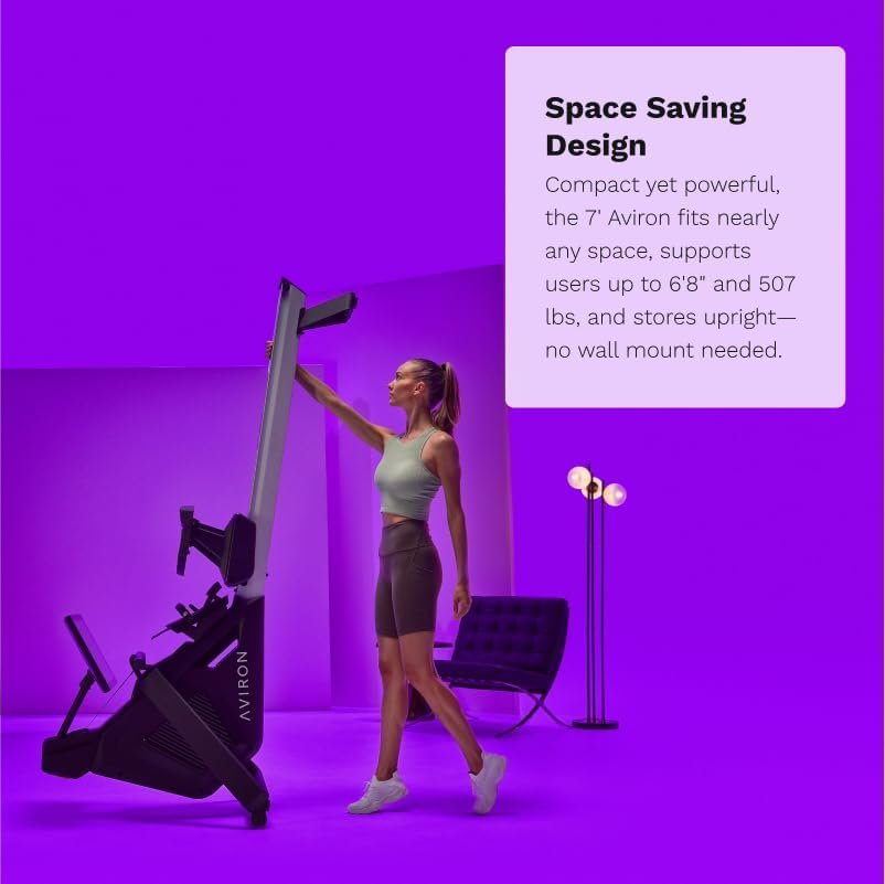 Aviron Strong Series Rower with 22" HD Touchscreen