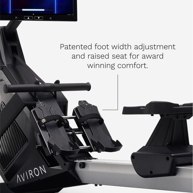 Aviron Strong Series Rower with 22" HD Touchscreen