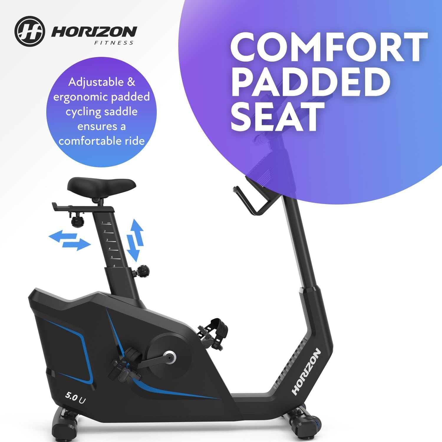 Horizon Fitness 5.0U Upright Exercise Bike