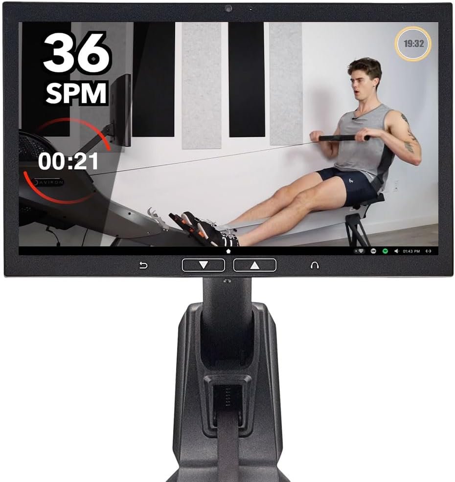 Aviron Strong Series Rower with 22" HD Touchscreen