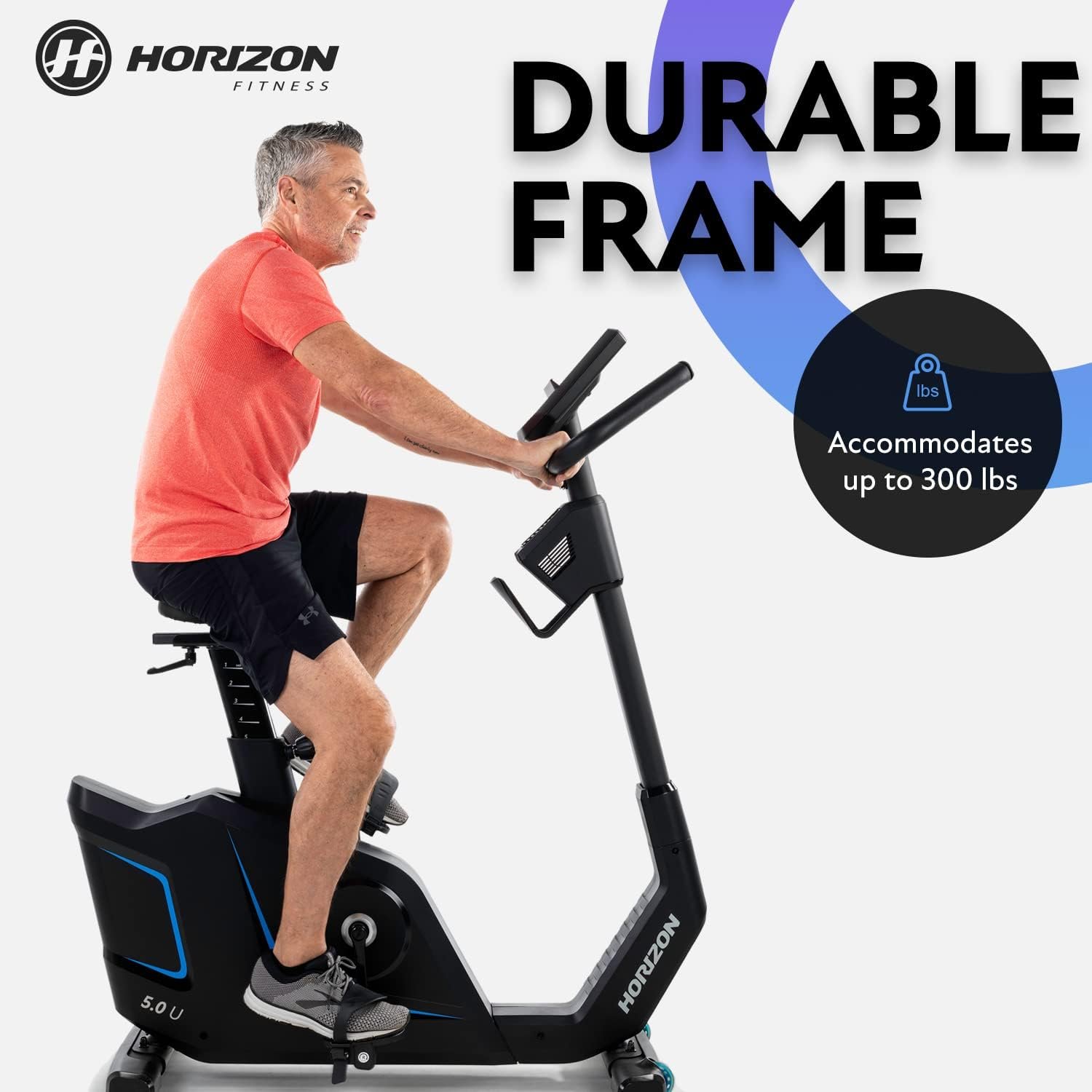 Horizon Fitness 5.0U Upright Exercise Bike