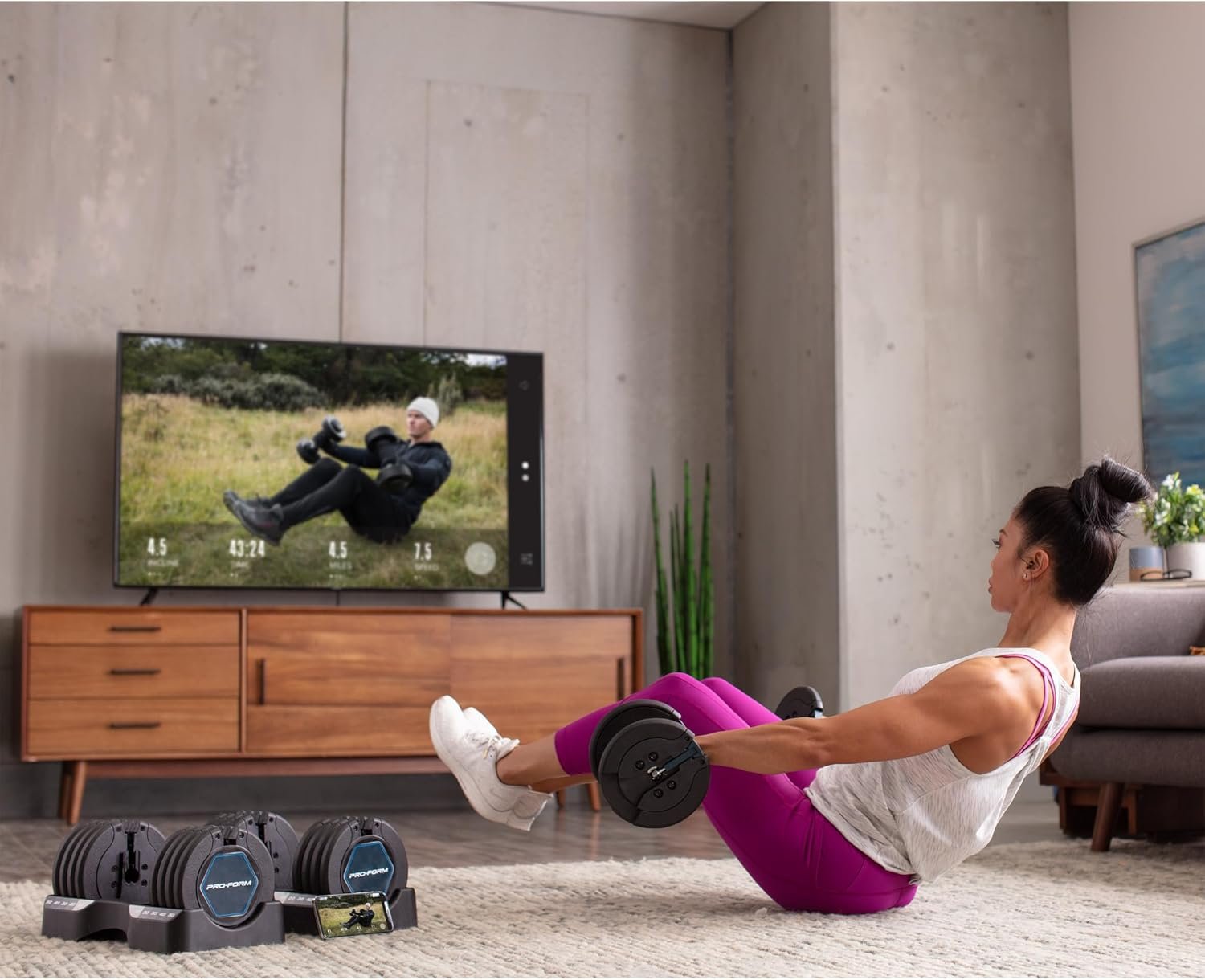 ProForm Rapid Strike Adjustable Dumbbell Set