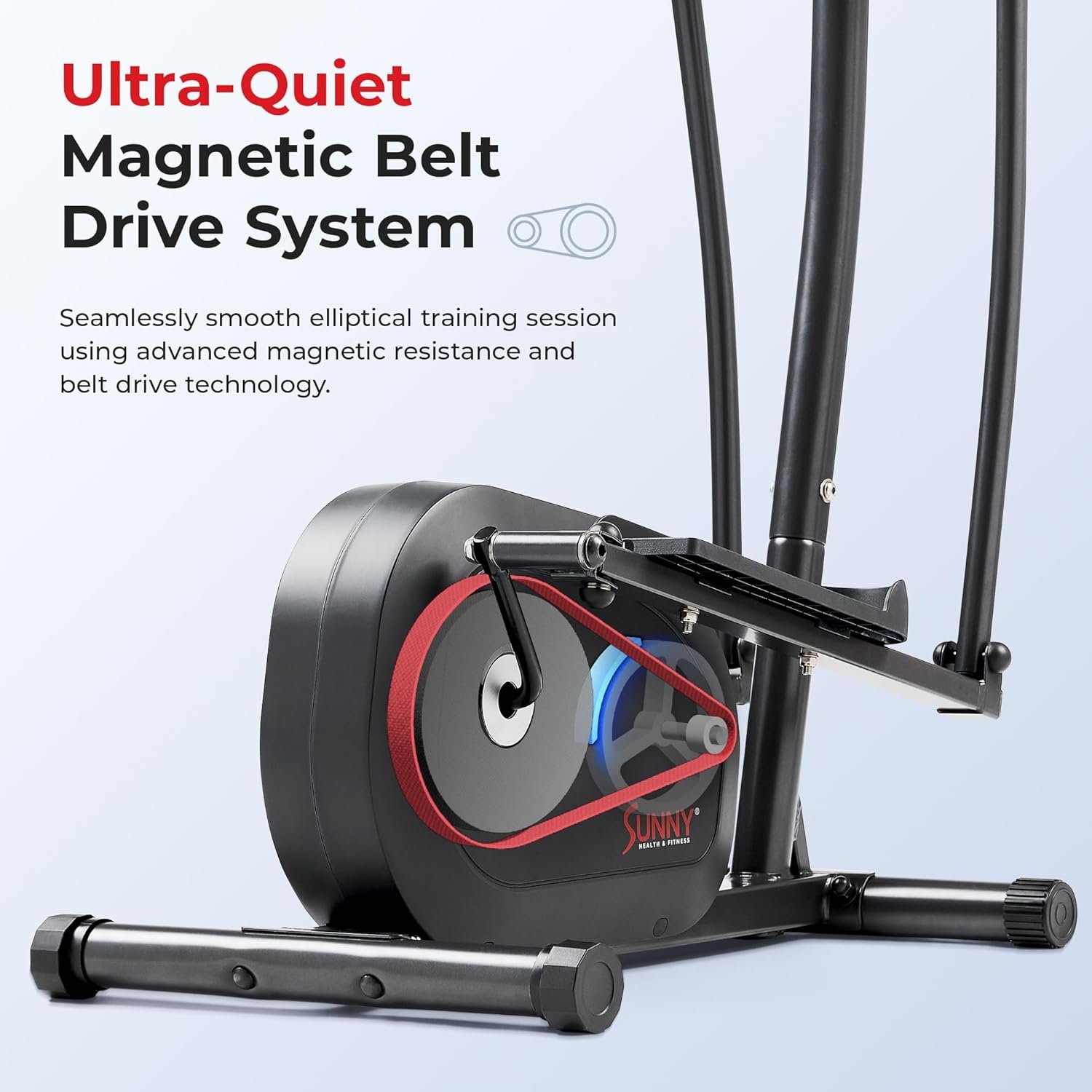 Sunny Health & Fitness Smart Compact Magnetic Elliptical