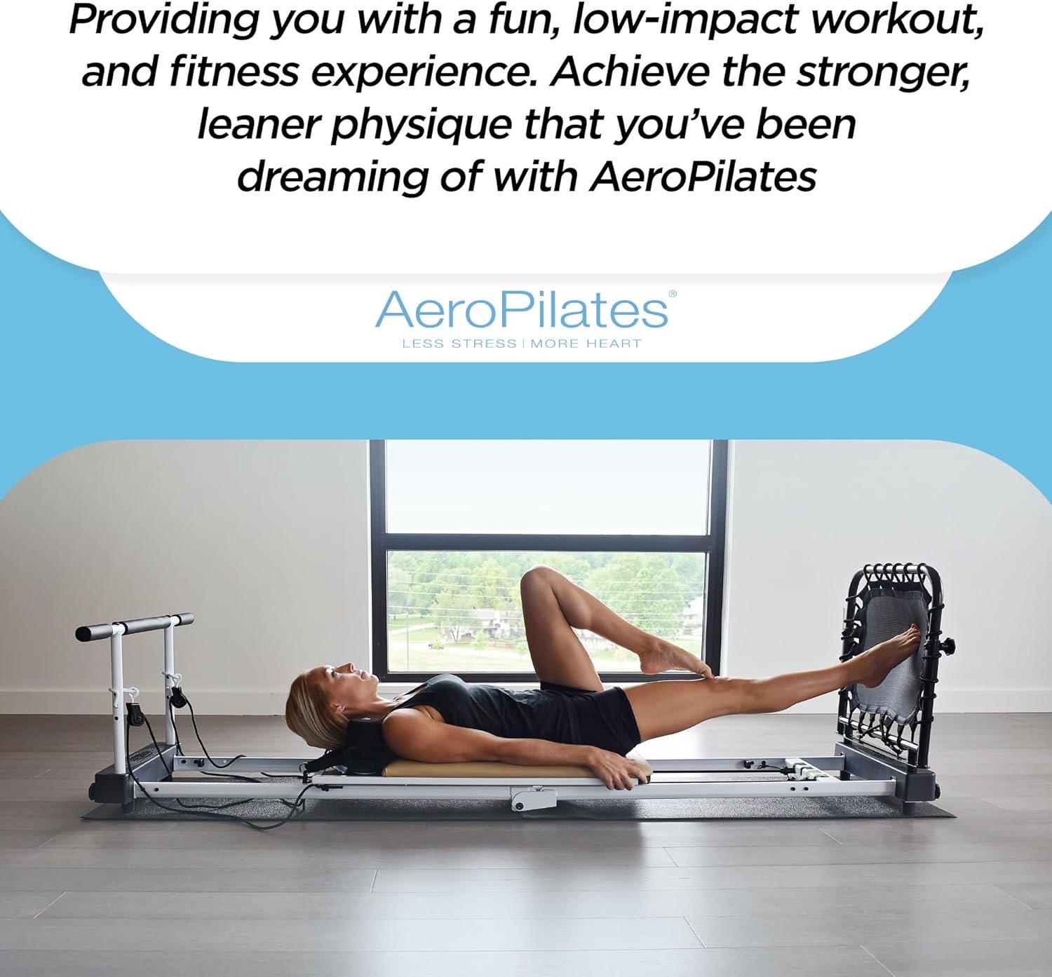AeroPilates Reformer Home Workout Pilates Machine