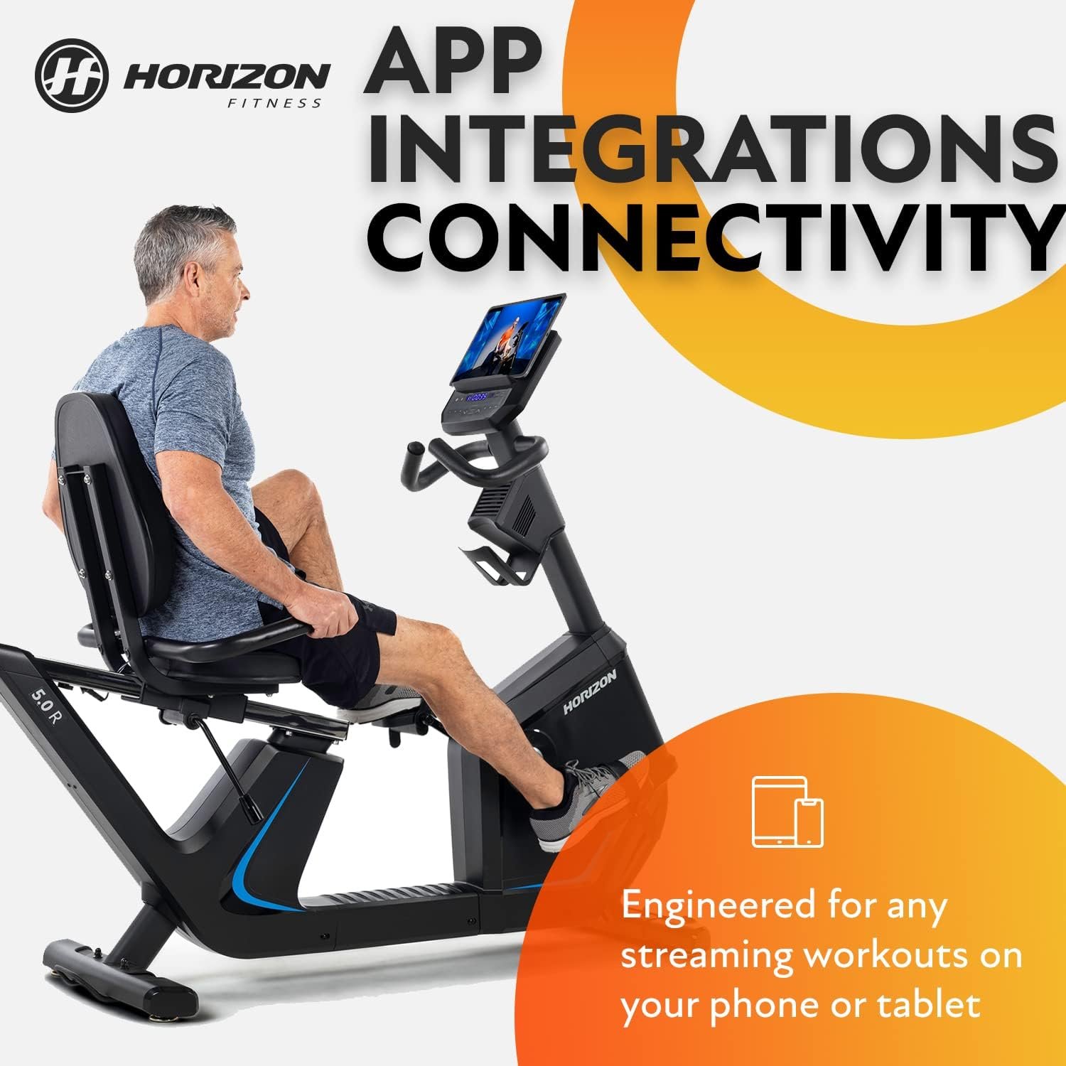 Horizon Fitness 5.0R Recumbent Exercise Bike