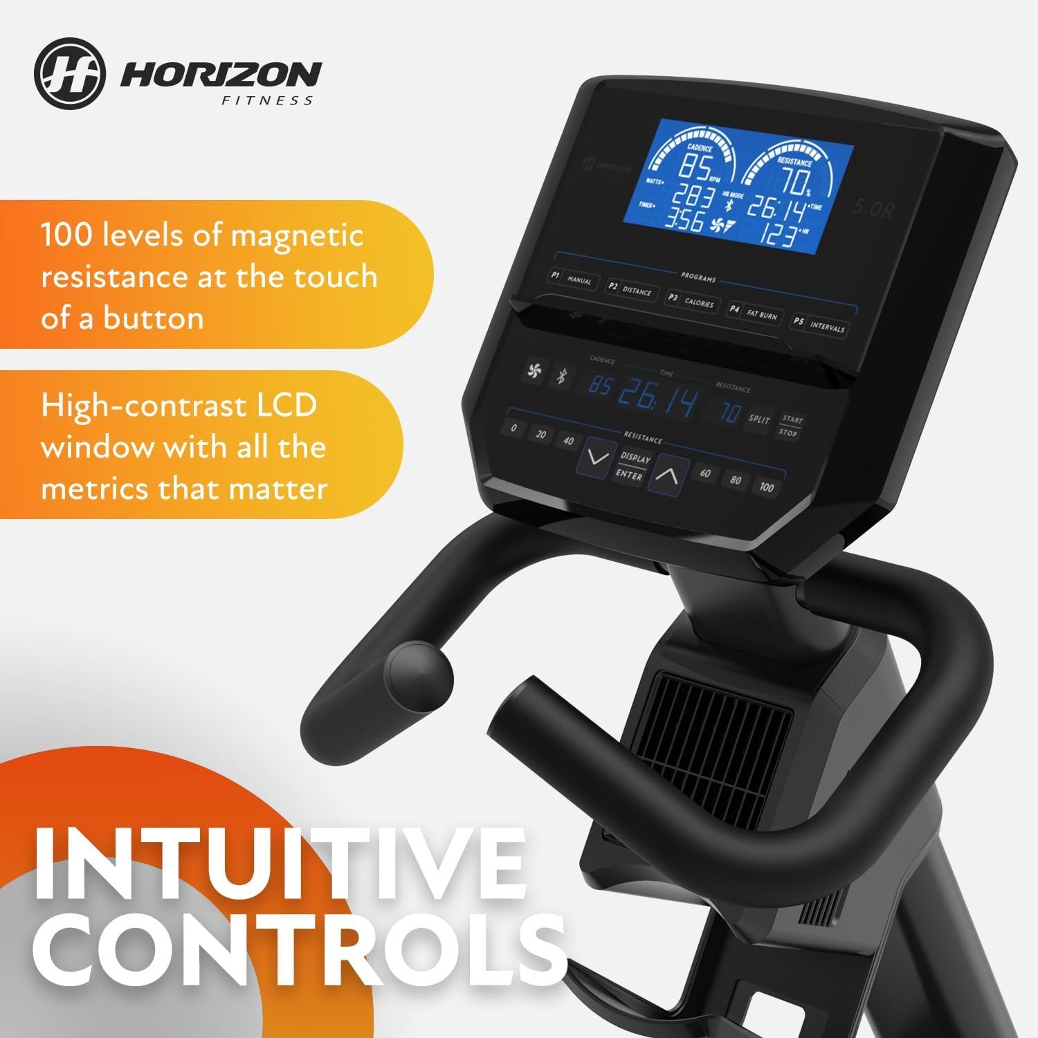 Horizon Fitness 5.0R Recumbent Exercise Bike