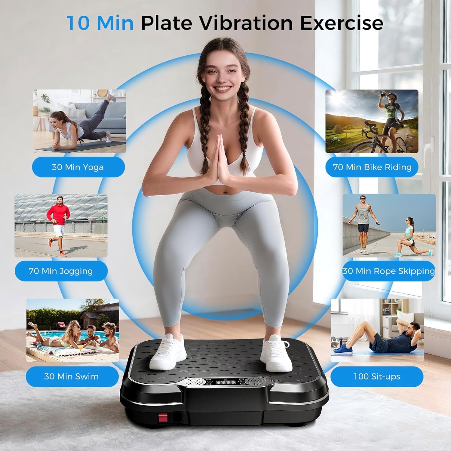 AoraPulse Vibration Plate Exercise Machine