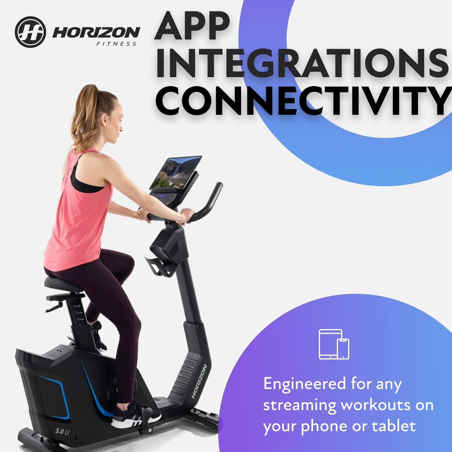Horizon Fitness 5.0U Upright Exercise Bike