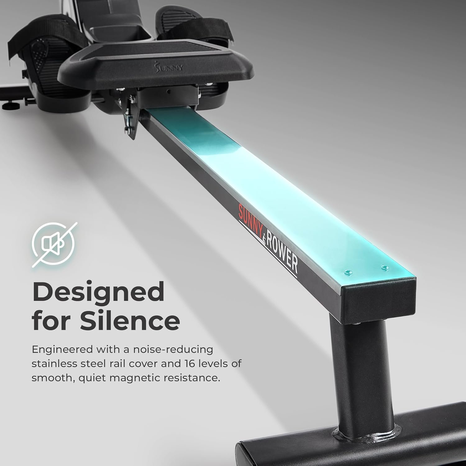 Sunny Health & Fitness Smart Magnetic Rowing Machine