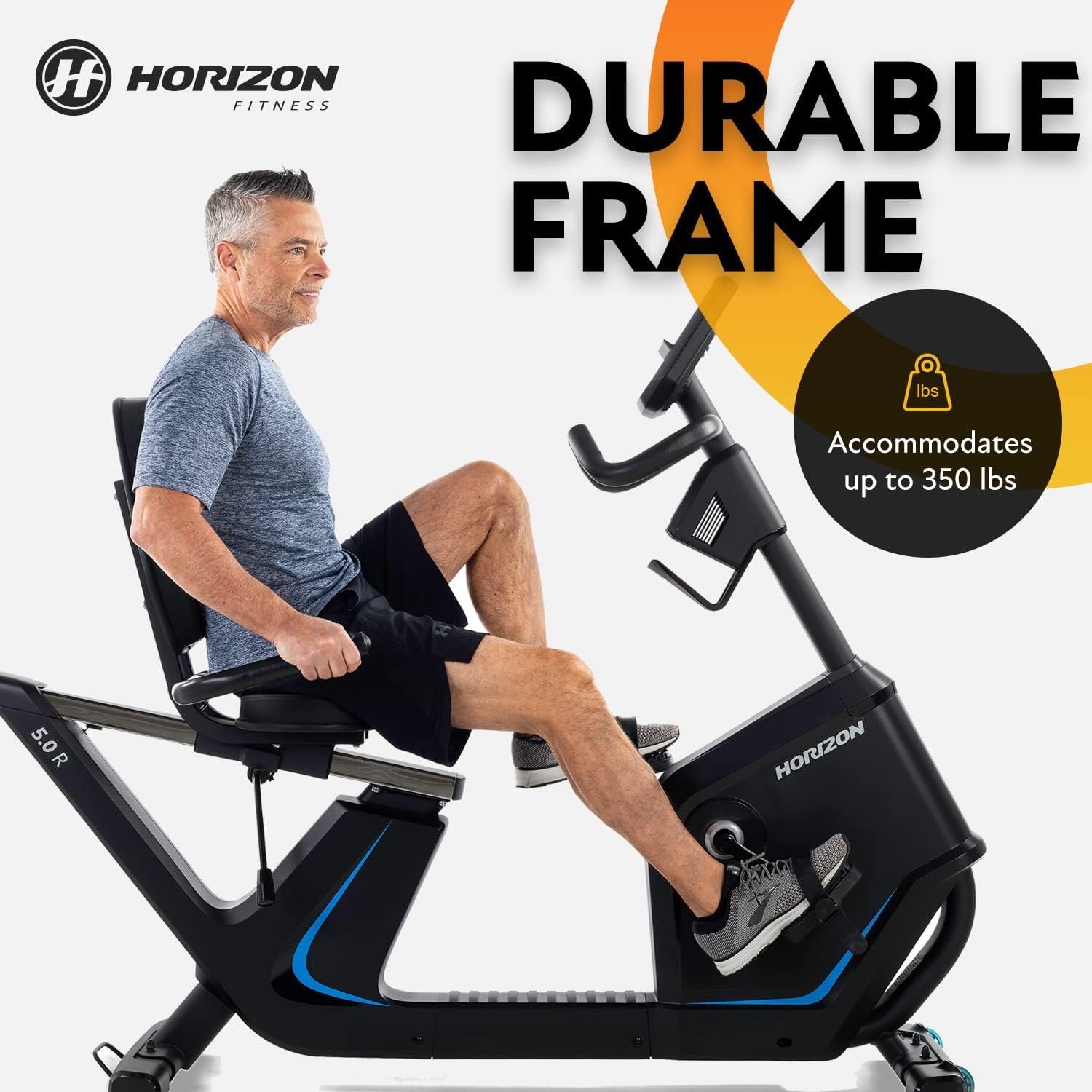 Horizon Fitness 5.0R Recumbent Exercise Bike