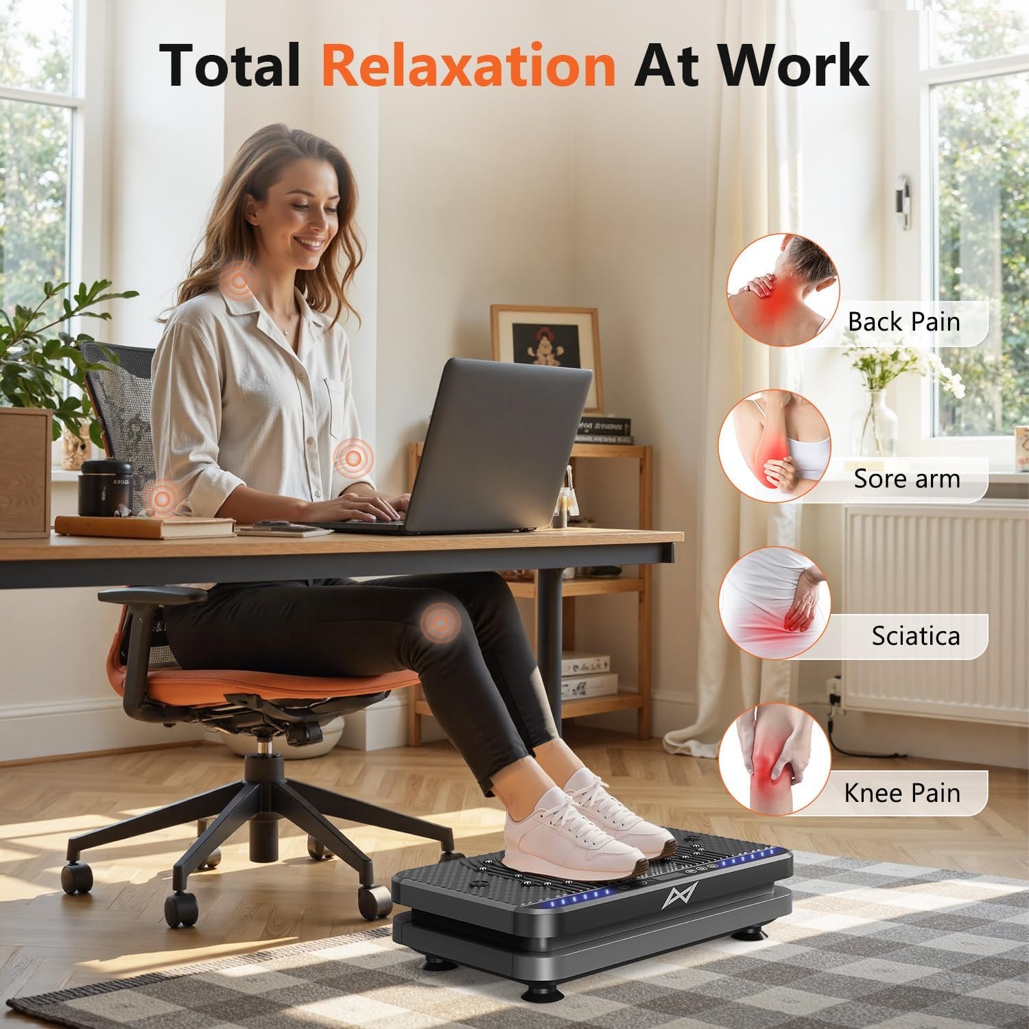 AXV Vibration Plate Fitness Platform Exercise Machine