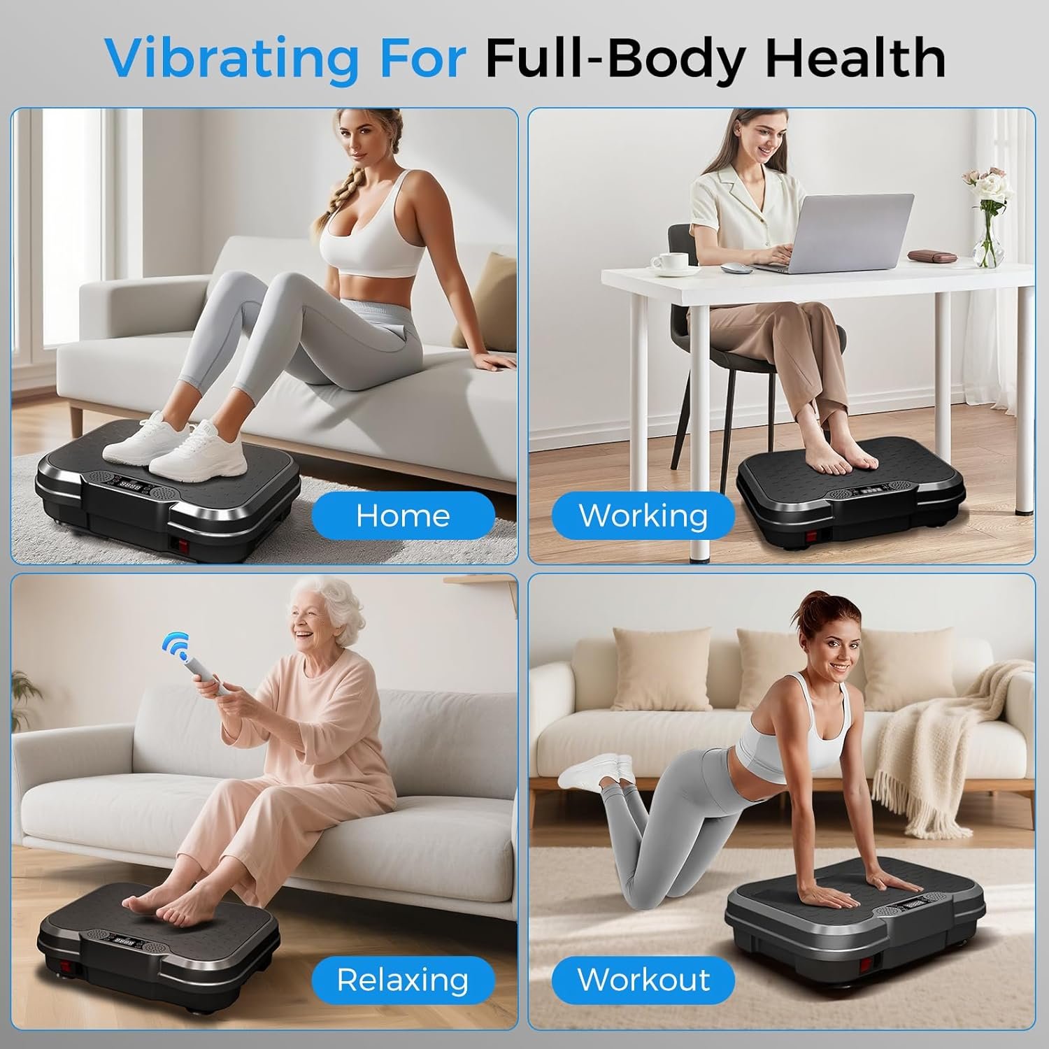 AoraPulse Vibration Plate Exercise Machine