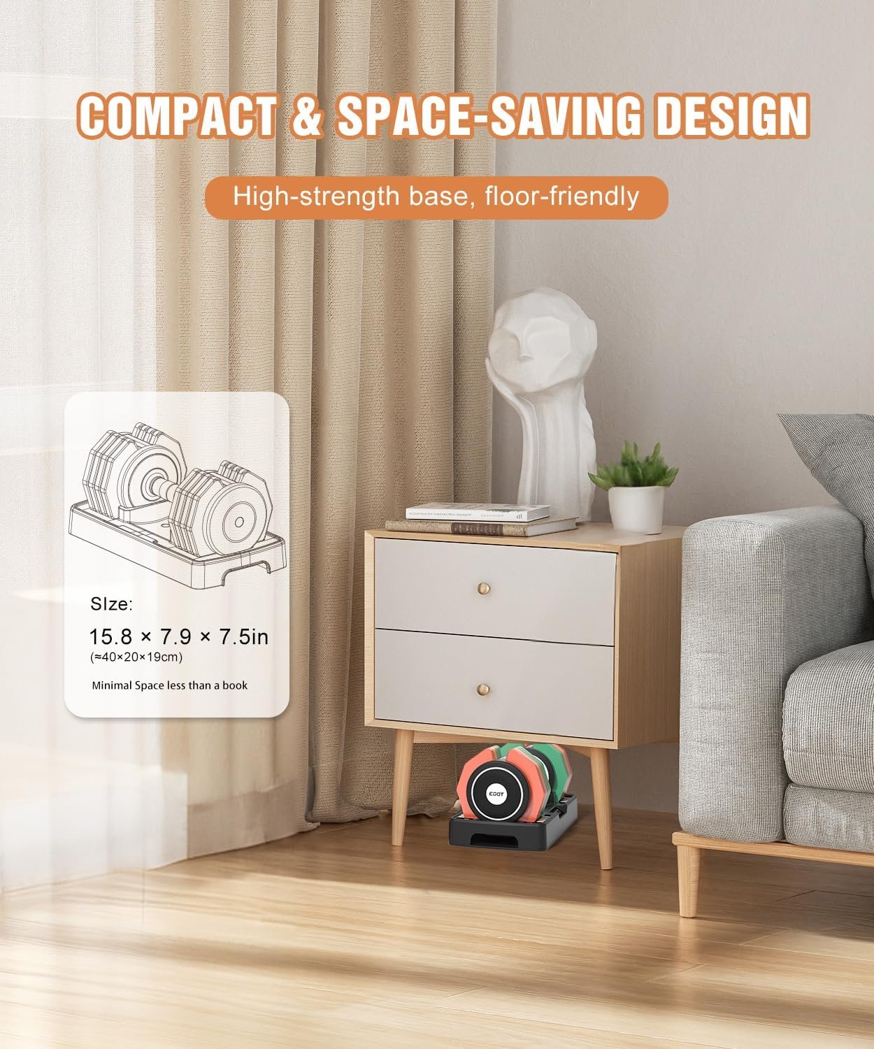 EOAT Adjustable Dumbbell Single 55LB