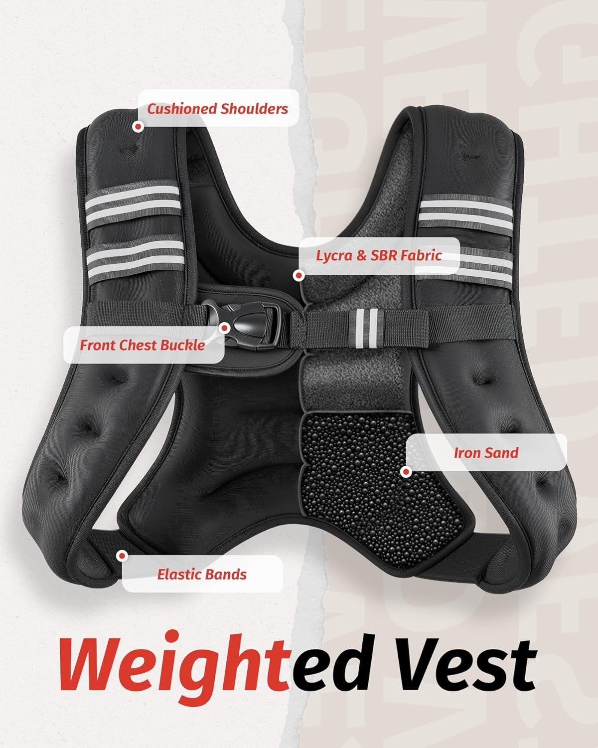 ZELUS Weighted Vest (6–30 lb)