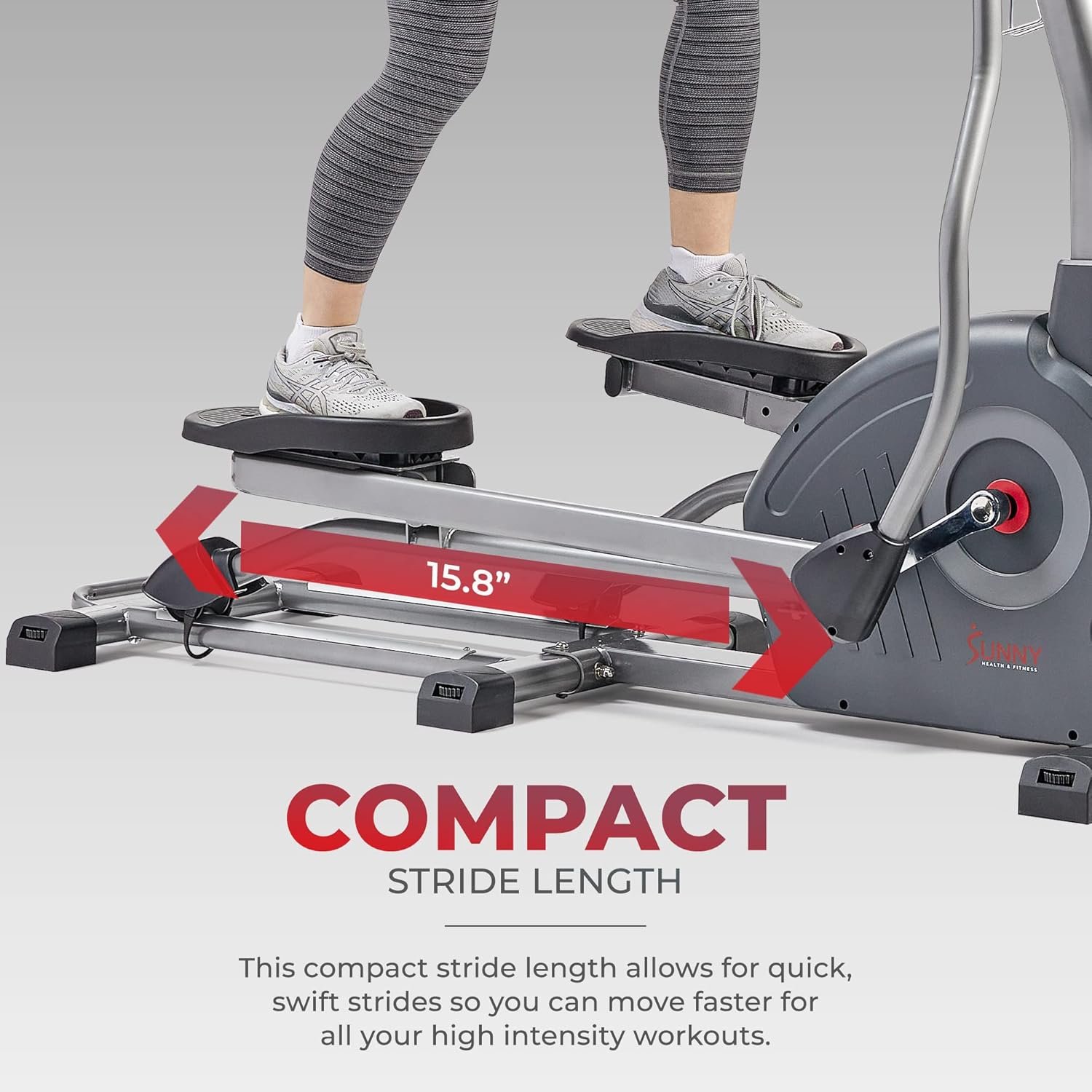 Sunny Health & Fitness Smart Elliptical Machine