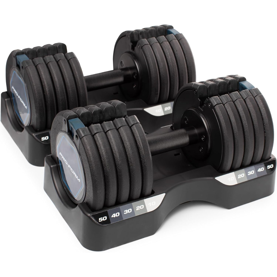 ProForm Rapid Strike Adjustable Dumbbell Set