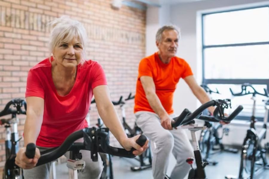 The Best Exercise Bike Workout for Seniors to Improve Fitness