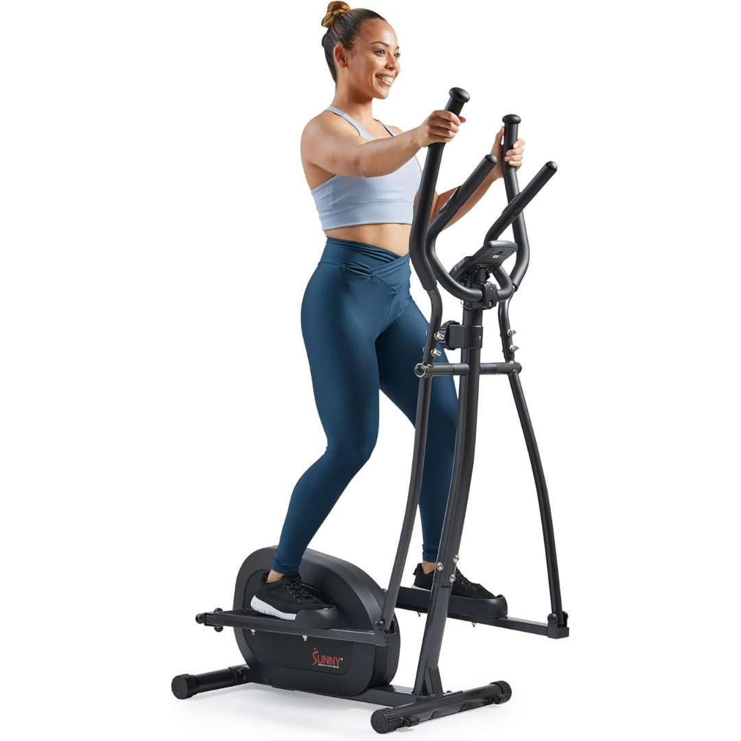 Sunny Health & Fitness Smart Compact Magnetic Elliptical