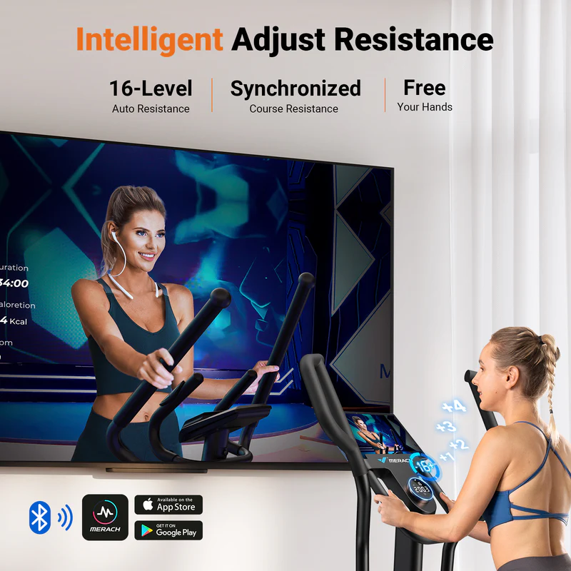 MERACH E27 Self-Powered Elliptical Machine