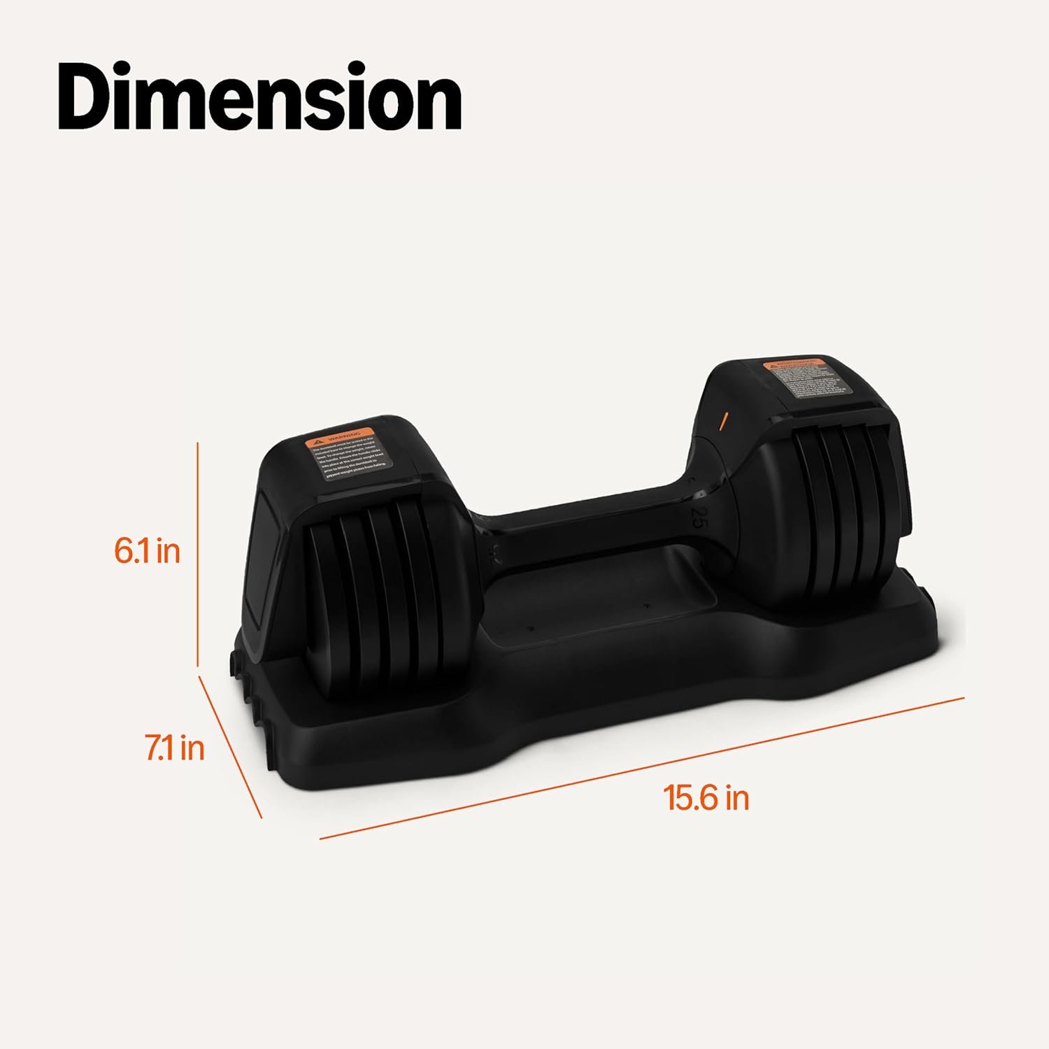Amazon Basics Adjustable Dumbbell 25 lb