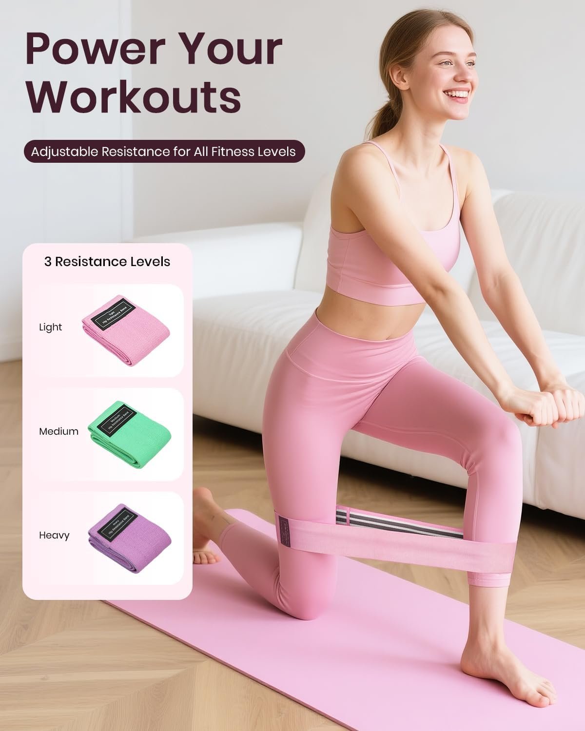 Fuelion Pilates Ring Set for Women