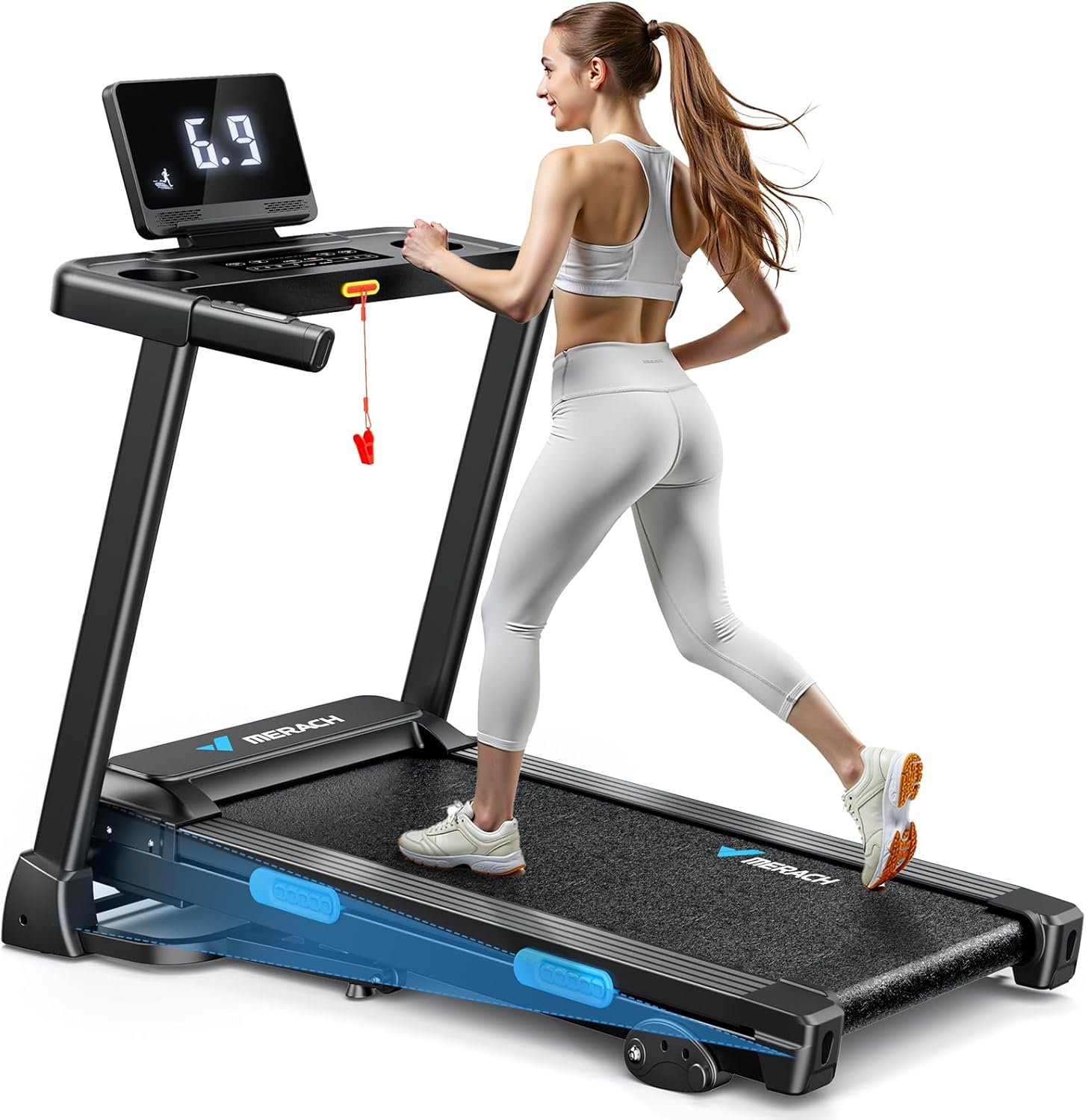 MERACH Treadmill with 6% Manual Incline