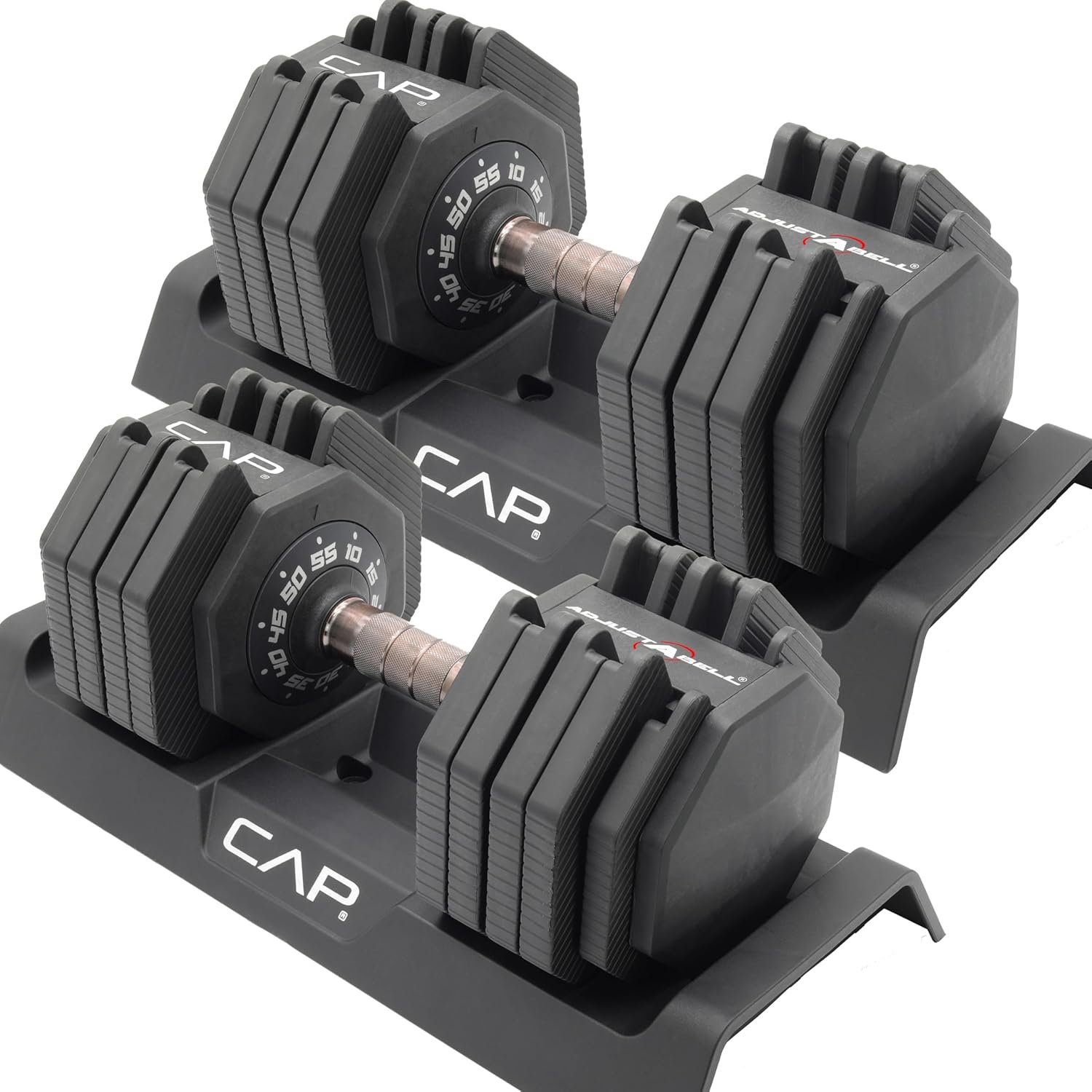 CAP Barbell ADJUSTABELL 55 lb Hex Dumbbell Weights