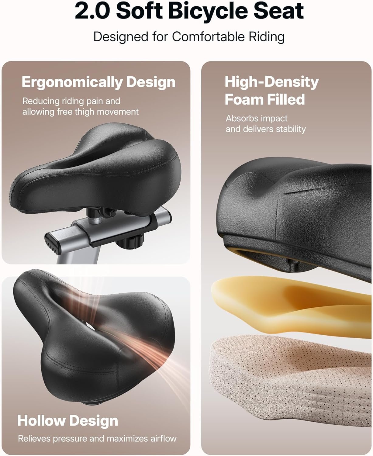 MERACH S38 Exercise Bike for Home Gym