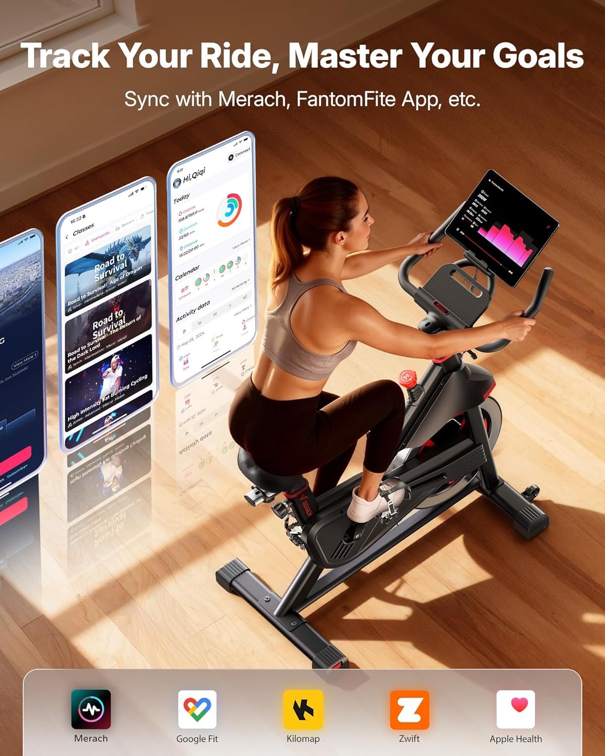 MERACH S38 Exercise Bike for Home Gym