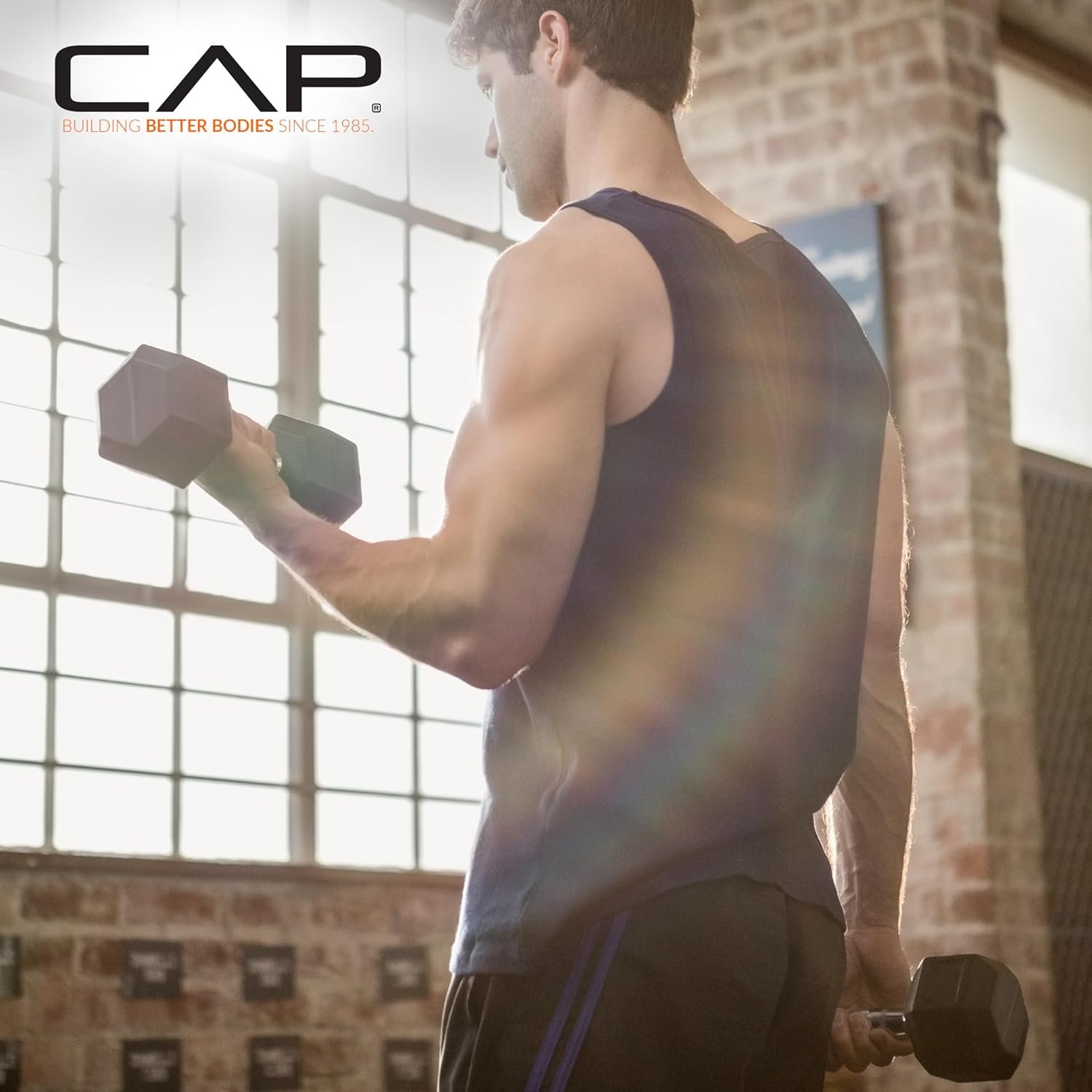 CAP Barbell Coated Hex Dumbbells